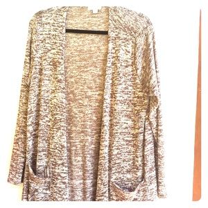 Sarah Duster Sweater Lularoe Size M Brown